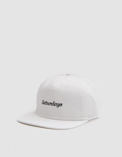 Saturdays Nyc Stanley Italics Hat In White
