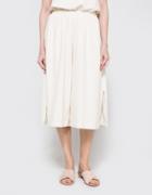 Black Crane Slit Wide Culotte