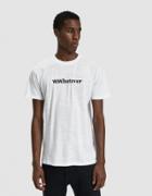 Wood Wood S/s Perry T-shirt In Bright White