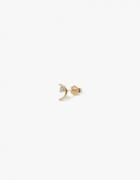 Wwake Offset Opal Arc Earring