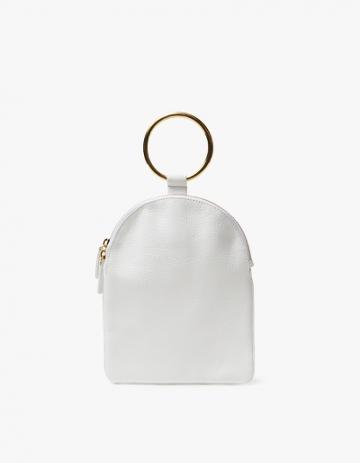 Otaat/myers Collective Large Ring Pouch In White
