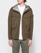 Stone Island Water Repellent Wool Overcoat