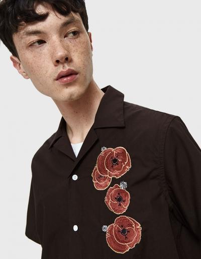Saturdays Nyc Canty Opium S/s Shirt In Carbon