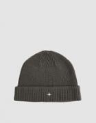Stone Island Knit Wool Beanie In Olive