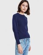 Sori Muffy Sweater In Navy