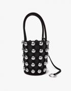 Alexander Wang Roxy Mini Bucket Bag In Black Cage