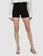 Jesse Kamm Cut Off Shorts In Black