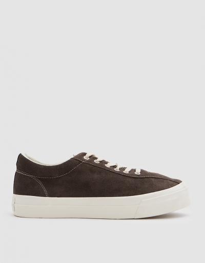 S.w.c. Dellow Suede Sneakers In Dark Grey