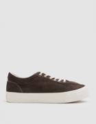 S.w.c. Dellow Suede Sneakers In Dark Grey