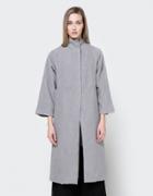 Kaarem Clutch Long Sleeve Pocket Coat