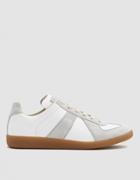 Maison Margiela Replica Low Top Suede In Off White