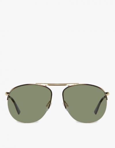 Le Specs Liberation Sunglasses In Dark Gold/tort