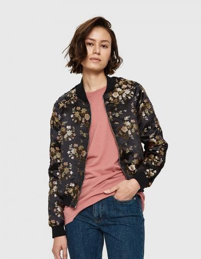 Which We Want Elsa Bomber Jacket In Black