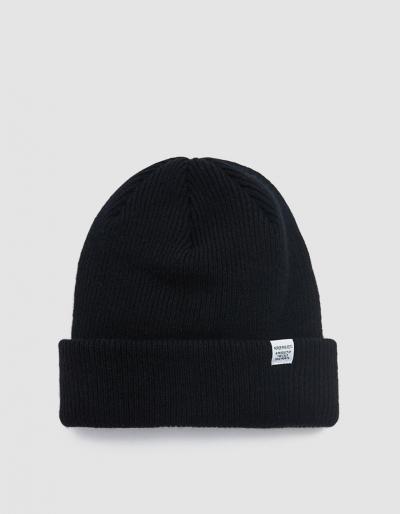 Norse Projects Norse Beanie In Black
