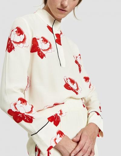 Ganni Harley Crepe Blouse