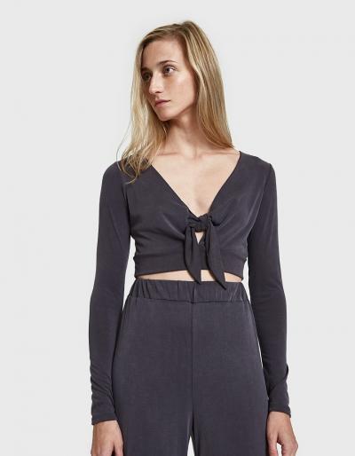 Which We Want Sondra Front Tie Top