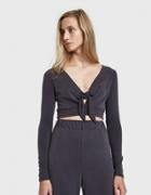 Which We Want Sondra Front Tie Top