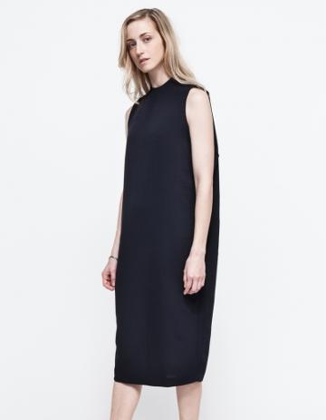 Kaarem Dill High Collar Dress