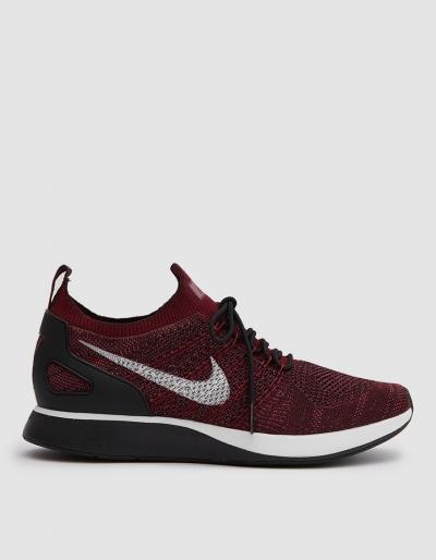 Nike Air Zoom Mariah Flyknit Racer Shoe In Deep Burgund