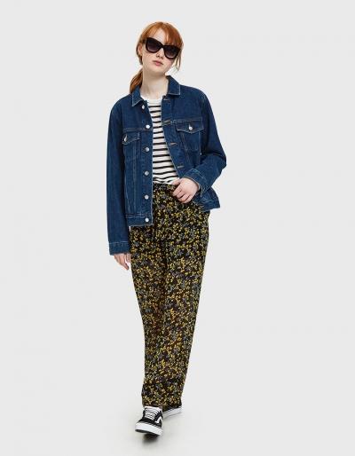 Ganni Marceau Georgette Pants In Black