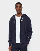 Champion Reverse Weave Rw Zip Up Hooded Sweatshirt In Navy