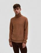 Lemaire Turtleneck In Rosewood
