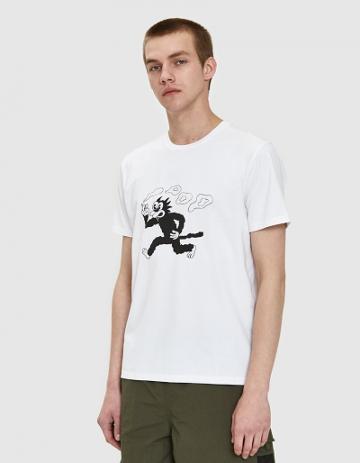 Pop Trading Co. Malvin The Cat T-shirt In White