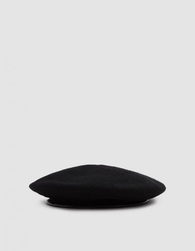 St Ssy Military Beret In Black