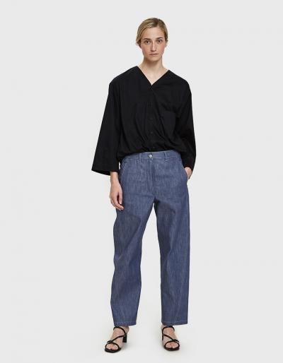 Lemaire Twisted Pant In Blue