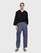 Lemaire Twisted Pant In Blue