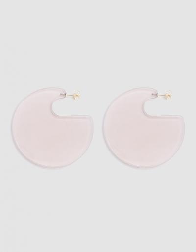 Rachel Comey Camille Earrings In Clear Tawny