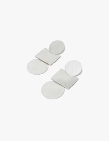 Annie Costello Brown Popova Earrings In