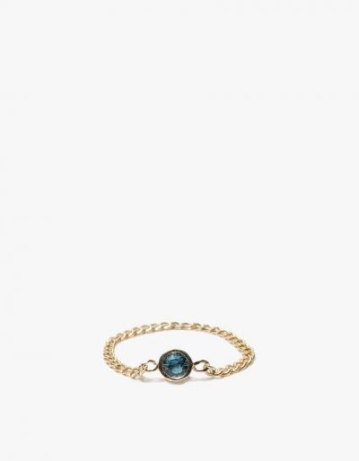 Loren Stewart Blue London Havana Chain Ring