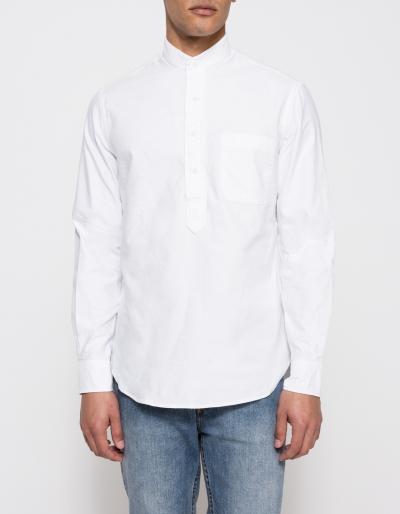 Gitman Brothers Vintage L/s White Banded Popover