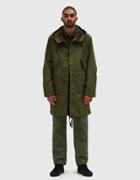 Engineered Garments Highland Nyco Ripstop Parka In Olive
