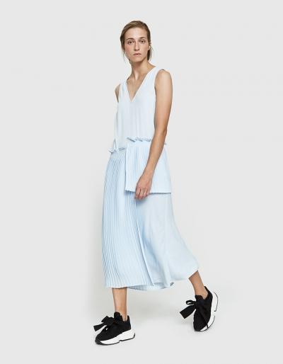 Mm6 Maison Margiela Fluid Polyester Dress