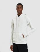 Reigning Champ Embroidered Logo Terry Pullover Hoodie In Heather Ash