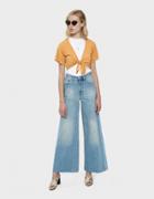 Which We Want Mili Knotted Ribbed Crop Top