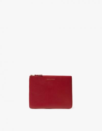 Comme Des Gar Ons Wallet Classic Leather Line Sa5100 Wallet In Red