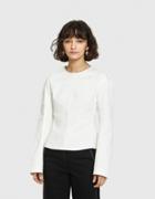 Lemaire Plastron Top In Off White