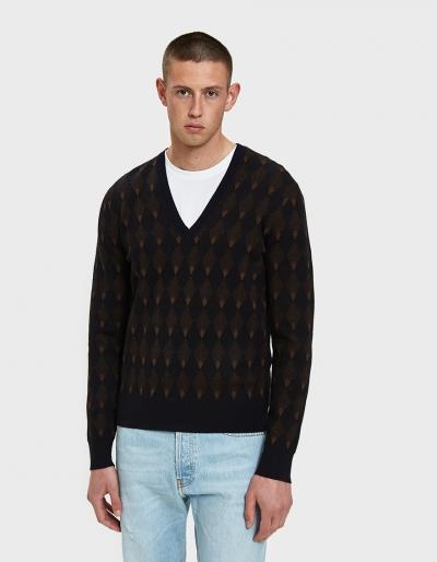 Dries Van Noten Jacco Sweater In Navy