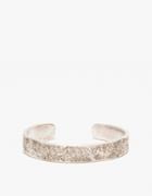 Cause And Effect Silver Rock Texture Cuff