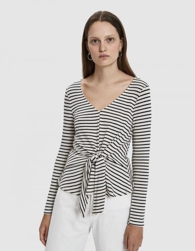 Stelen Maude Tie Front Top