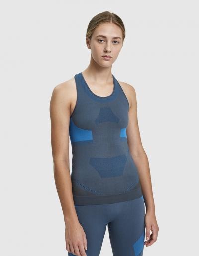 Adidas By Stella Mccartney Training Seamless Tank In Granite