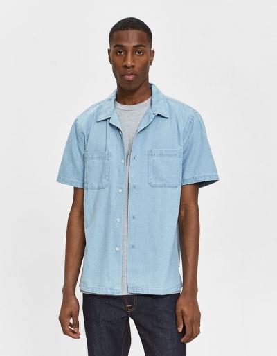 St Ssy Open Collar Shirt In