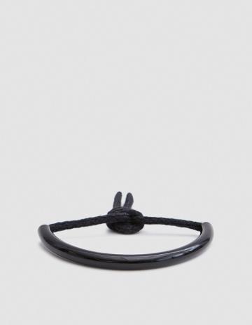 Maslo Jewelry Black Age Bracelet In Black
