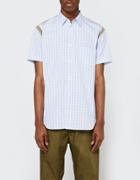 Comme Des Gar Ons Shirt Check X Khaki Mix