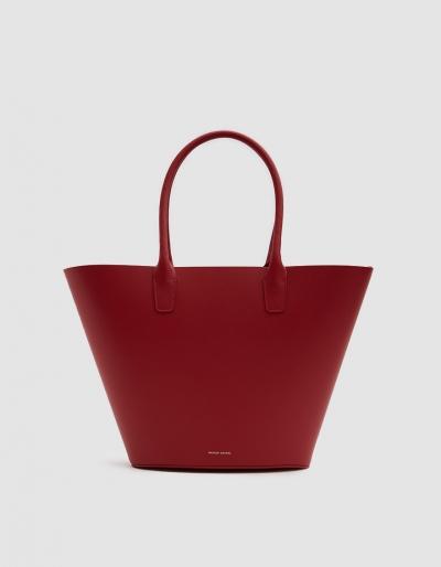 Mansur Gavriel Triangle Tote In Flamma