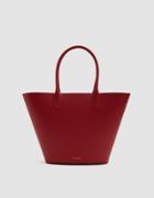 Mansur Gavriel Triangle Tote In Flamma