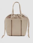 Maison Margiela Eco Sustainable Leather Bag In Cream